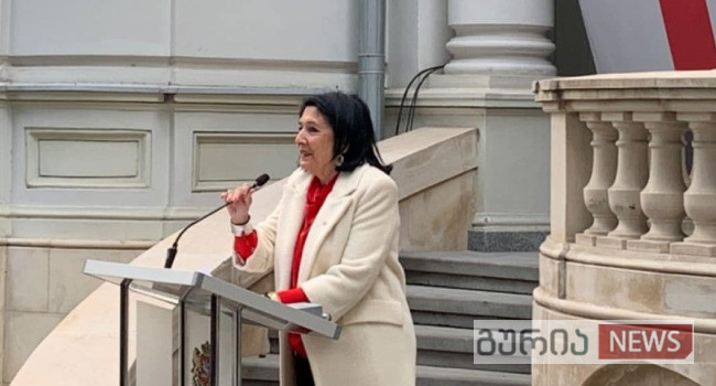 “მე აქედან გამოვალ, თქვენთან გამოვალ და თქვენთან ერთად ვიქნები”- სალომე ზურაბიშვილი