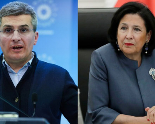 “მოქალაქე სალომე ზურაბიშვილი პრეზიდენტის სასახლეში გამაგრდება და დანაშაულს ჩაიდენს?” – მამუკა მდინარაძე