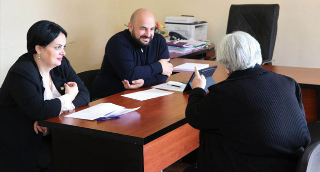 ოზურგეთის მერიაში მოქალაქეთა მორიგი მიღება გაიმართა